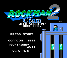 Rockman 2 Claw - Wild Version (Boss Only) Title Screen